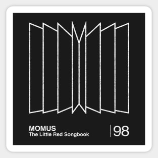 Momus / Minimalist Graphic Artwork Design Sticker